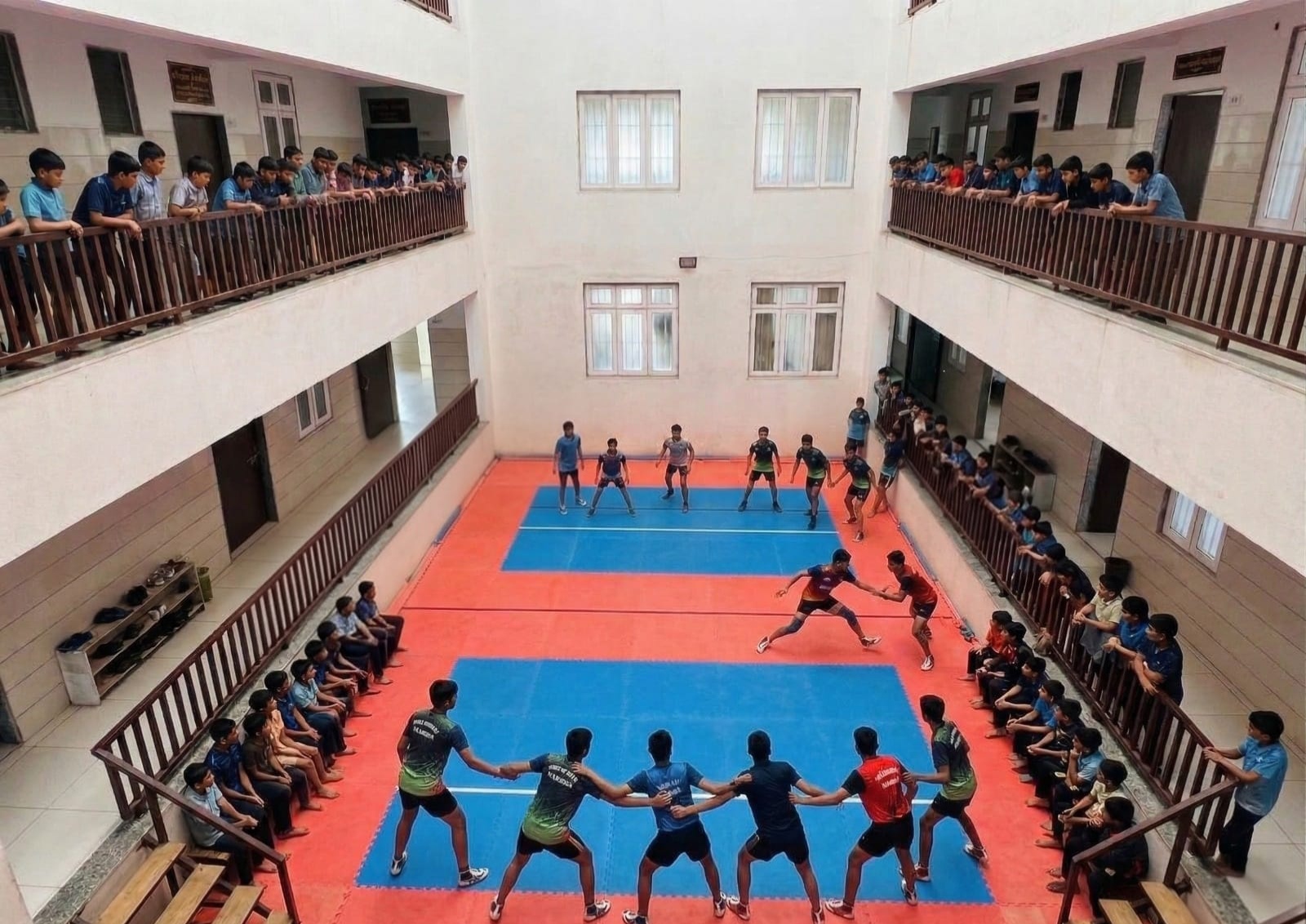 Playing Kabbadi